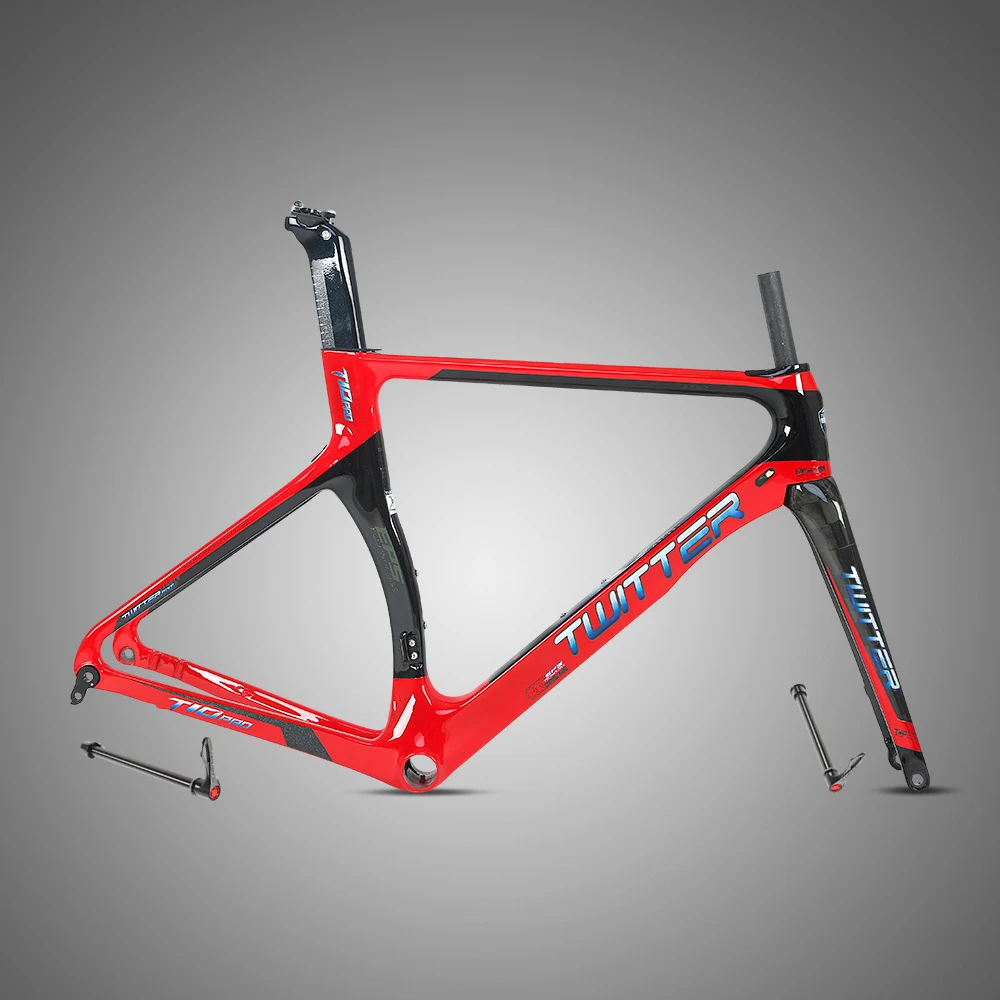 

EPS Aero design Carbon +fork+seatpost +frame with 700c disc brake, Blackred /black / red / ti /yellow/blue