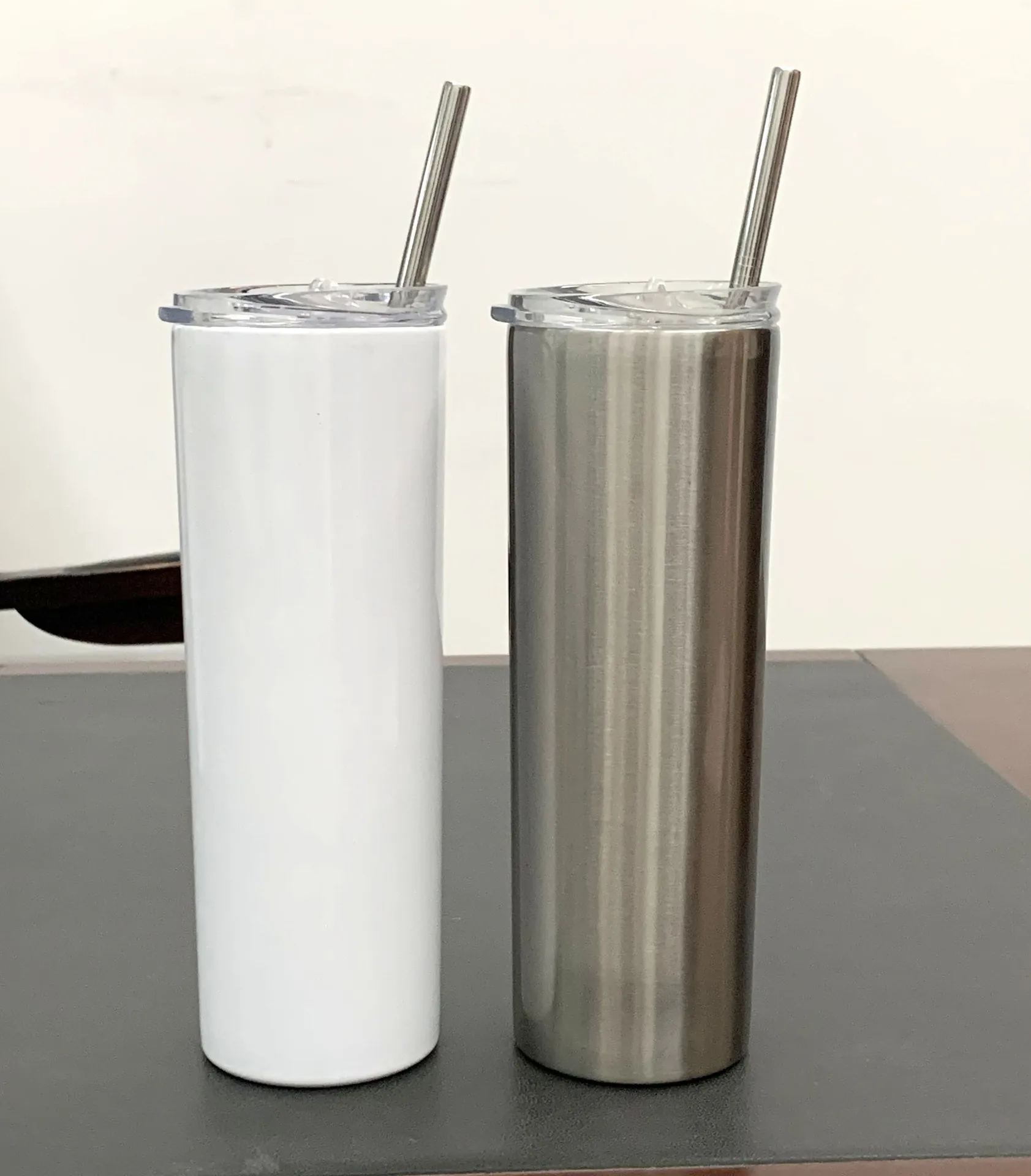 

shoutao customized Wholesale Double Wall Stainless Steel Slim Tumbler 20oz 30oz Sublimation Blanks