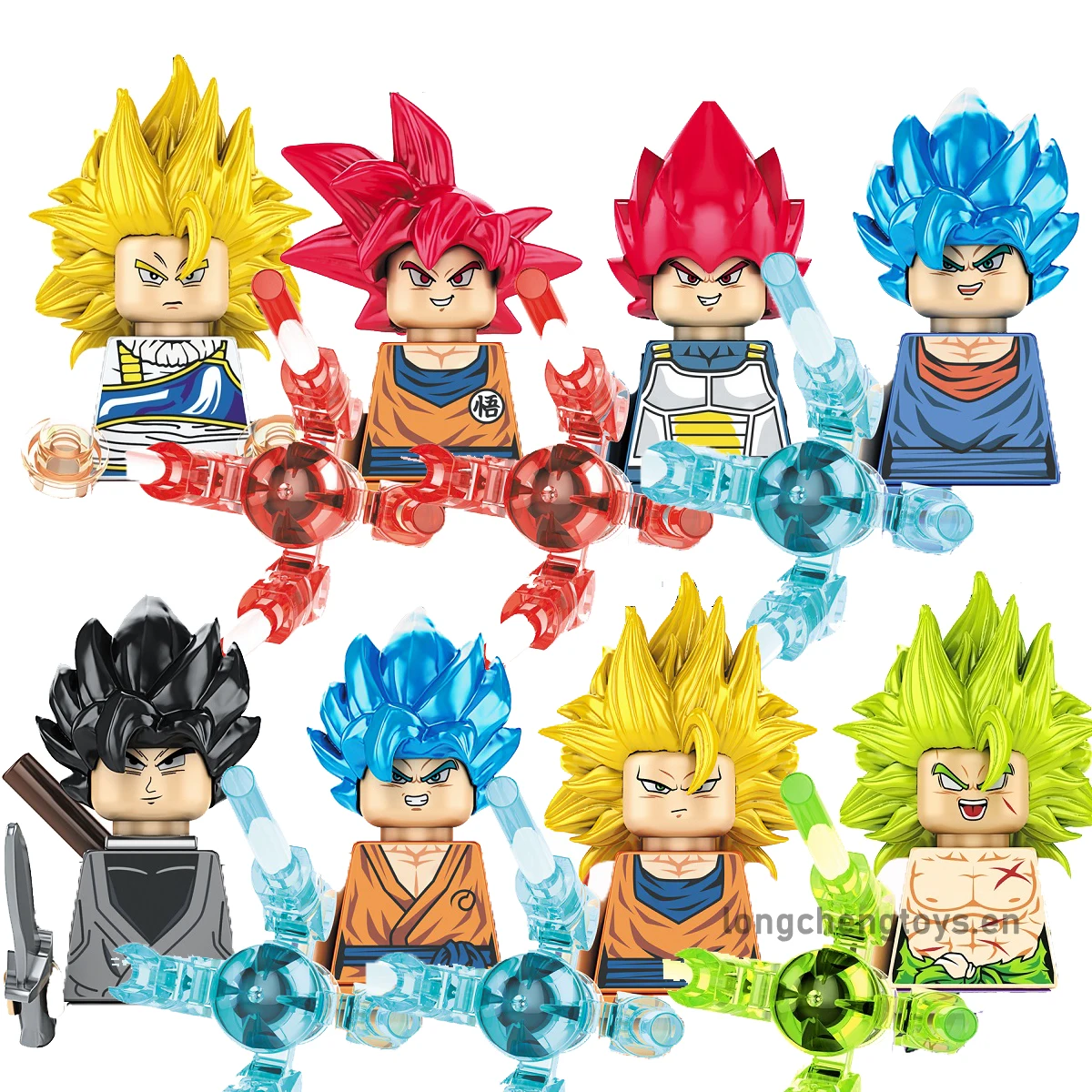 

DBZ Japanese Anime Dragon Gogeta Son Gohan Black Goku Broli Gamma Ball Z Building Blocks Figures For Children Gift Toys KF6142