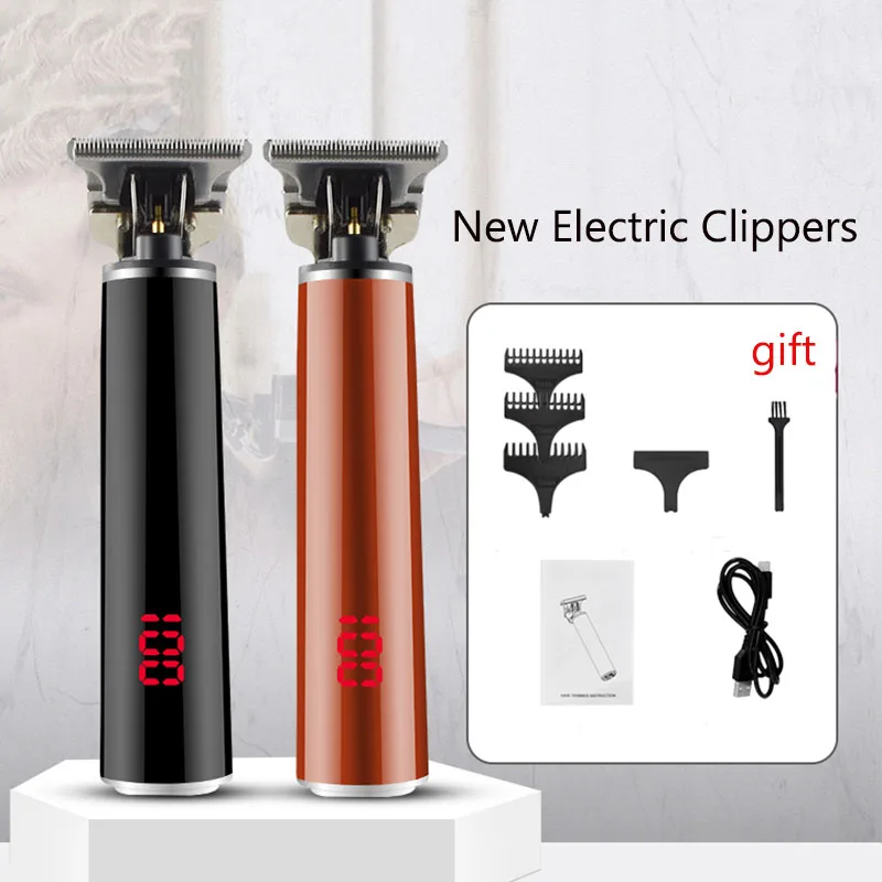 

Men Hair Trimmer Electric Cordless Haircut Tool Hair Clippers Shaver Barber Finishing Beard Shaving Machine