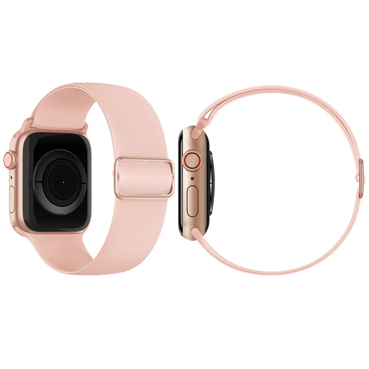 

For Ultra Thin Soft Light iWatch Band Luxury Rubber Watch Band Straps 38Mm 42Mm For Apple Watch Band Thin Silicone