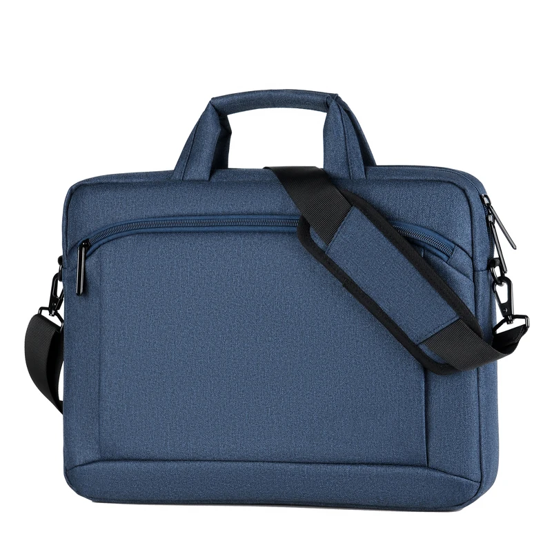 

15.6 Business Man Laptop Bags Messenger Shoulder Bag for Laptop, Black/grey/blue