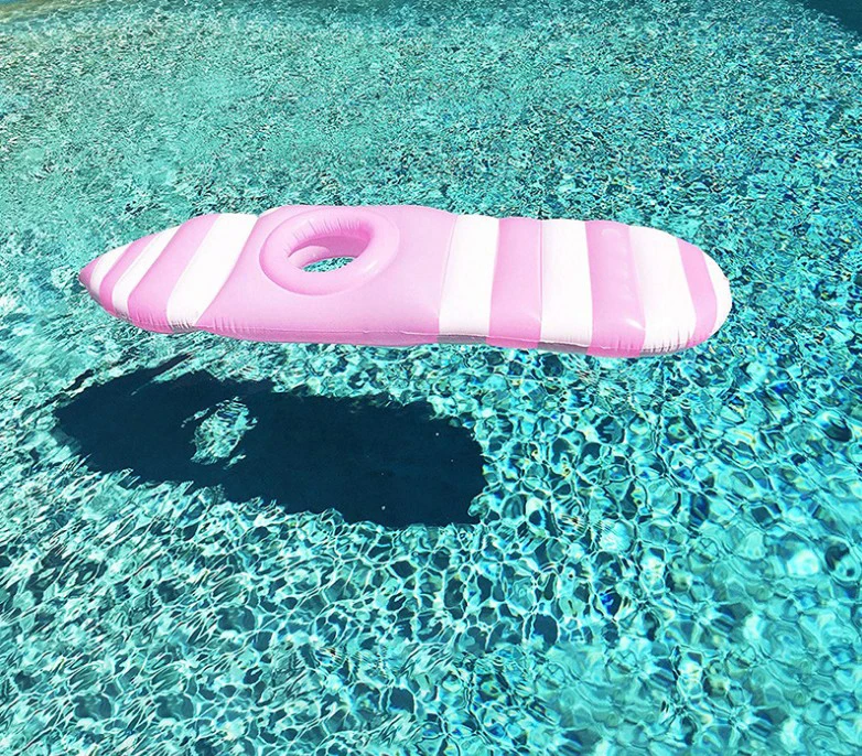 Stomach Sleeping Pool Float Inflatable Pregnancy Bed Mattress With Hole