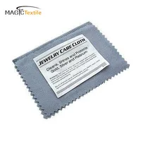 

Microfiber four layer special treatment jewelry cleaning silver polishing cloth with special treated