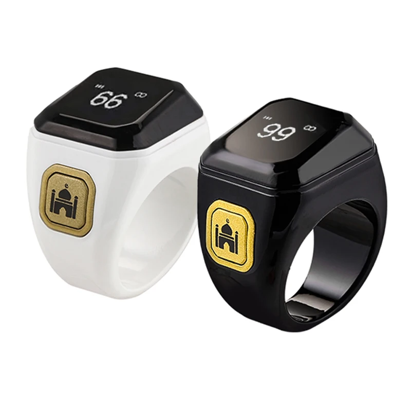 2024 Equantu New Design Muslim ZIKR Ring World's First Smart tasbeeh ring zikr smart counting ring