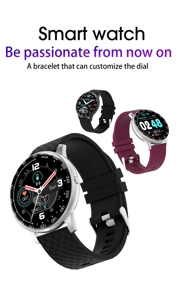 H30 Smart Watch 2020 Smart Bracelet Customizable Album Dial Full Touch Screen BT fitness watch Reloj Inteligente Smartwatch H30