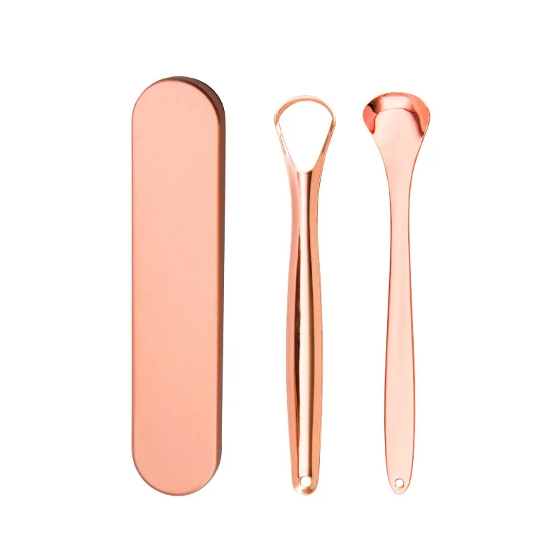 

MP051 Private Logo Professional Stainless Steel Tongue Scraper Oral Care Tongue Clean Brush Other Oral Hygiene Products