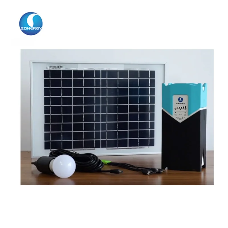 

ZONERGY Kit Portatif Chargeur Pano Solair Powerbank With Panneau Solaire with Light Garden Lamp Prix Discount