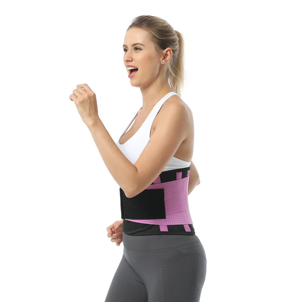 

Chinese Supplier Women Durable Hook Bra Waist Back Trainer Support Belts, Yellow pink purple green