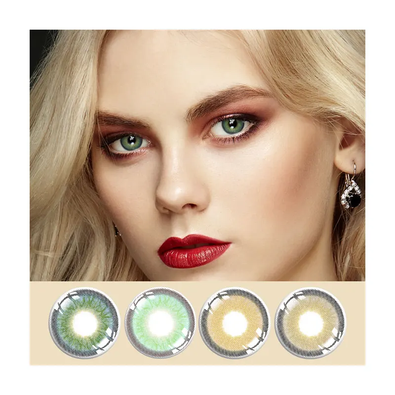 

MILLCREEK 2021 fashion elite lentes de contacto color wholesale eye color lens 1 year soft coloured contact lenses