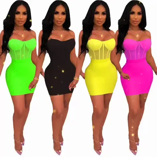 

Dreswhite Mermaid Dresses Sexy Bodycon Mini Dress