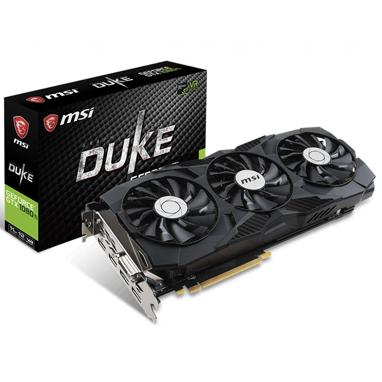 

MSI NVIDIA GTX 1080 Ti DUKE 11G Used Gaming Graphics Card with 11GB GDDR5X Memory Support OverClock