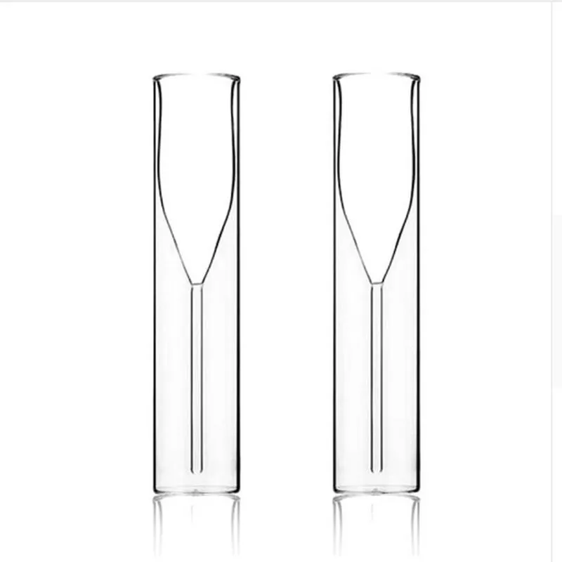 

Glassware Double Wall Tulip Cocktail Glasses Unique Wine Goblet Manufacturers Champagne Flutes