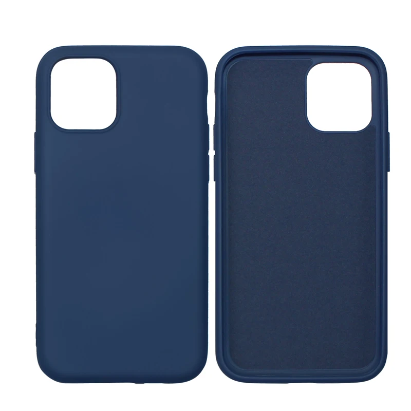 

2020 Soft TPU Microfiber Case for iPhone Liquid Silicone Rubber Mobile Phone back cover