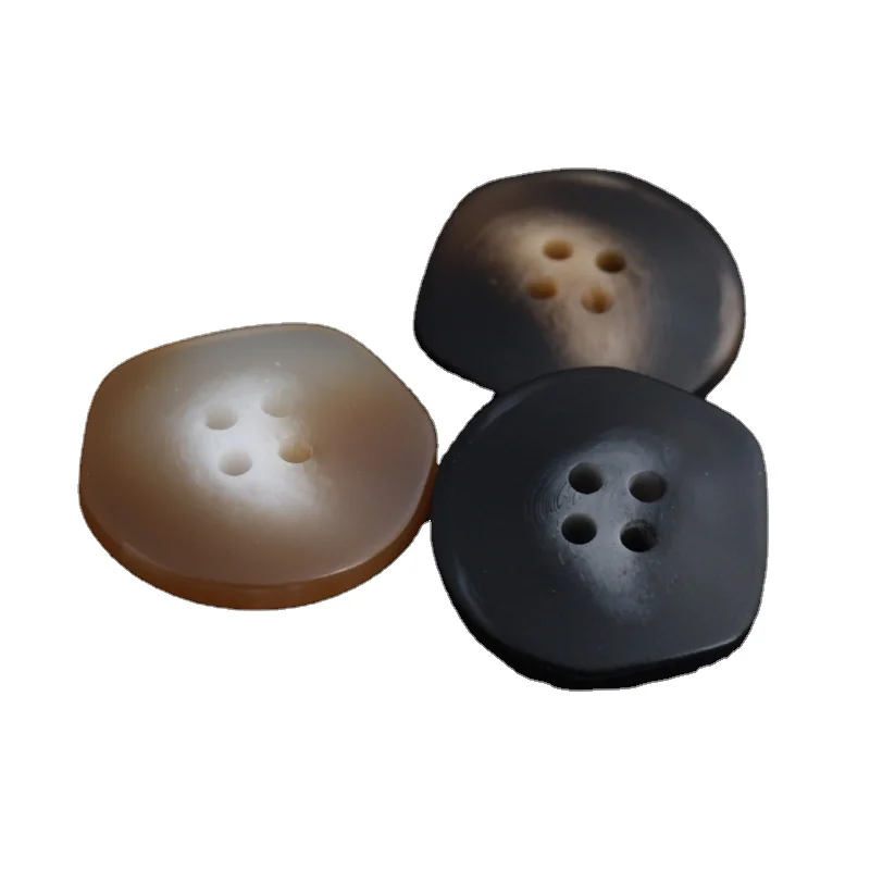 

Resin buttons wholesale irregular blazer jacket button, Customized