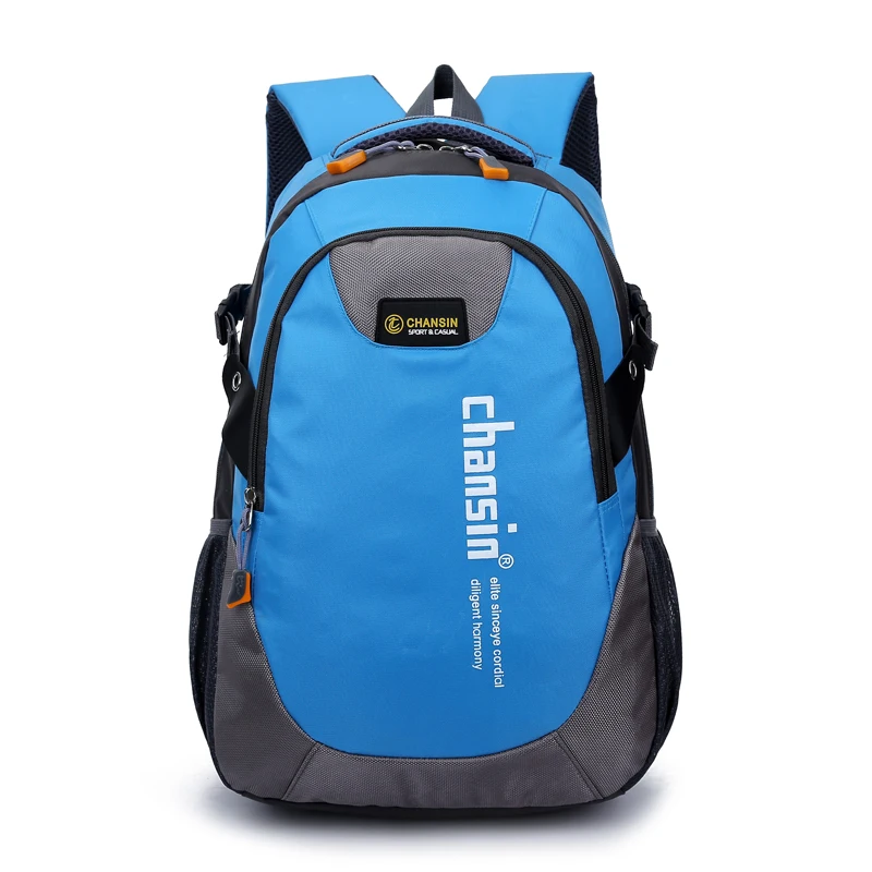 

Wholesale custom waterproof zaino scuola outdoor sport sac a dos scolaire school backpack, Blue, pink, black. orange, green, purple