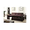 Cheap leather sofa bed with coffee table and cup holder