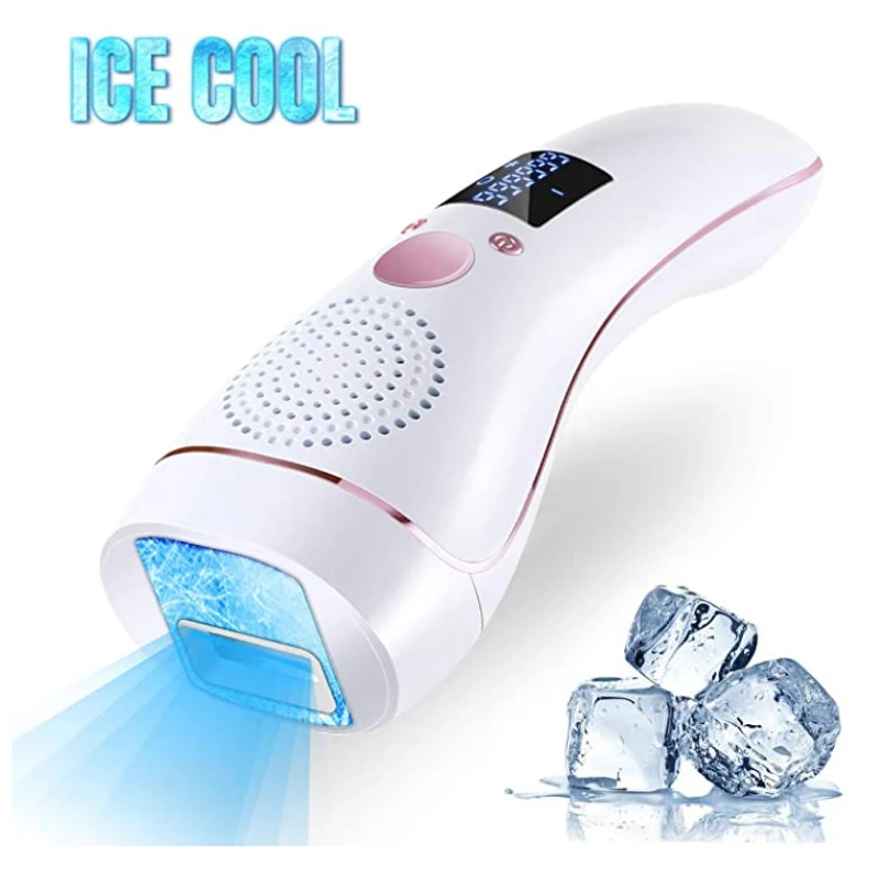 

Ice Cooling Painless IPL Home Machine Laser Hair Removal Portable Permanent 999999 Flashes Ice Ipl Laser Hair Remover