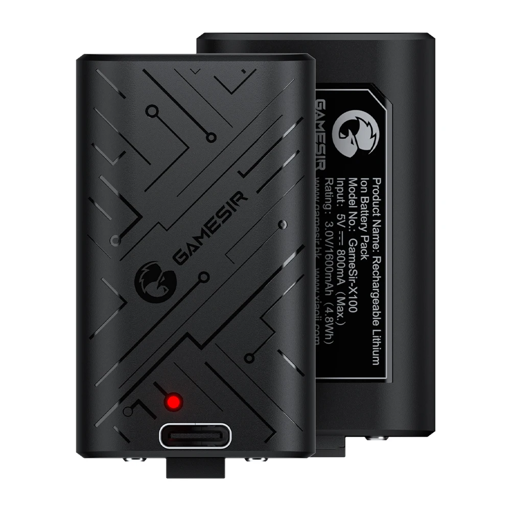 

Gamesir X100 rechargeable lithium-ion battery pack, Black