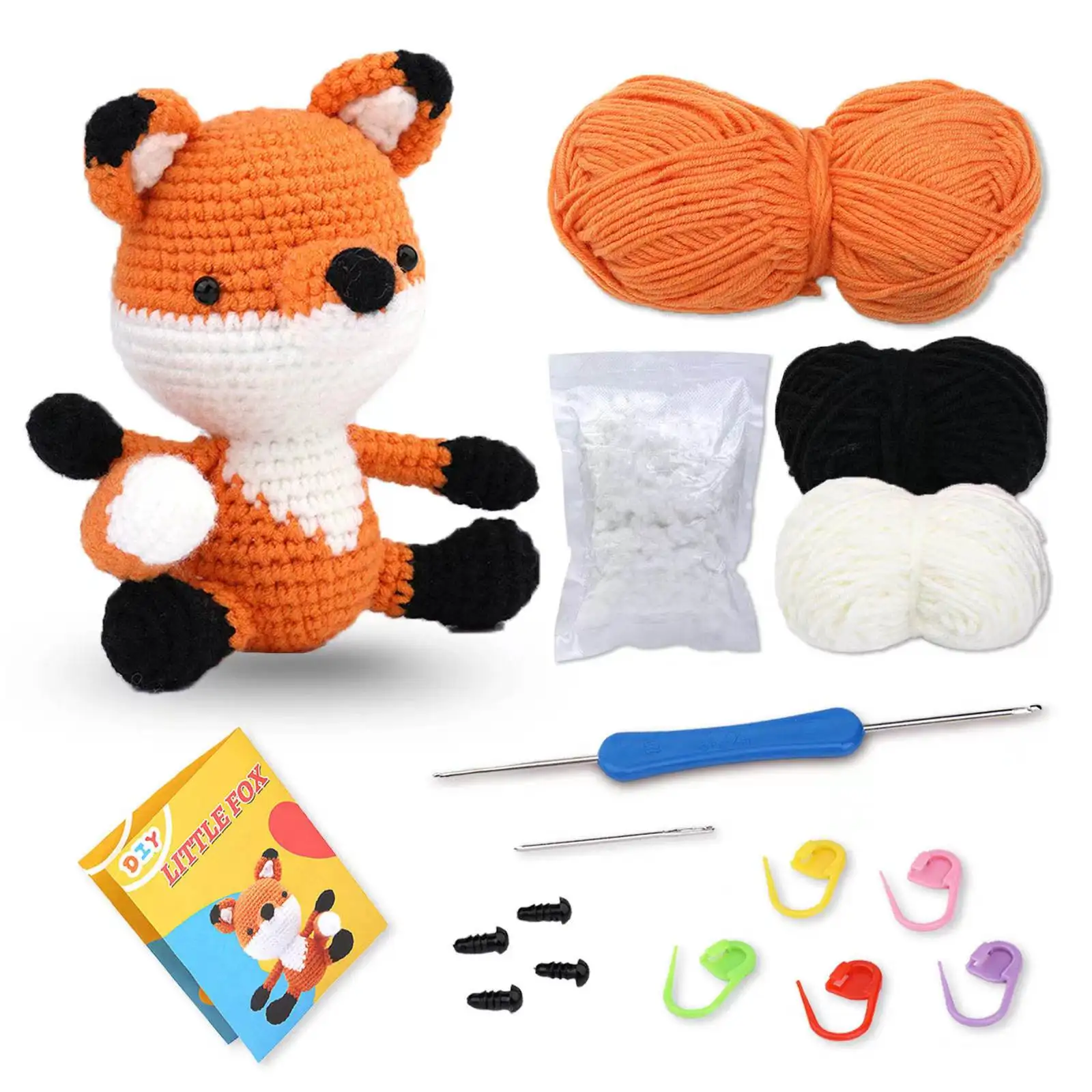 

Crochet Kits for Adults and Kids DIY Knitting Supplies Crochet Kit for Beginners with Step-by-Step Video Tutorials