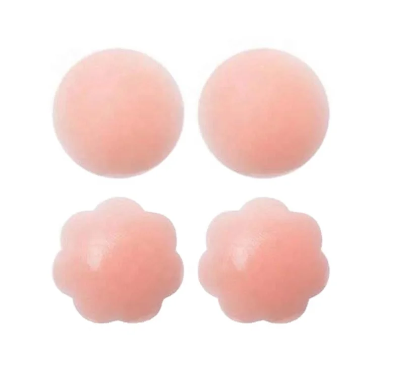 

High Quality Reusable Pasties Nipple Cover Adhesive Reusable Waterproof Silicone Nipple Covers