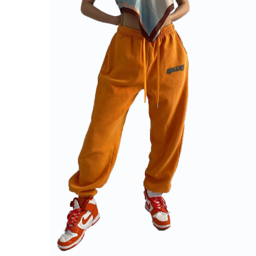 

Soft-touch Loose Streetwear Sport Ladies Long Joggers Bottoms Workout Active Wear Women Jogging Pants