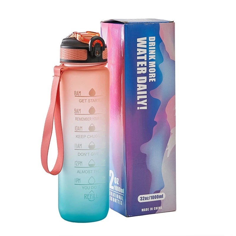 

BPA Free Unique Cute Sports Water Bottle 2 Gallon 1 Liter Luxury Glitter Reusable Drinking Water Bottle