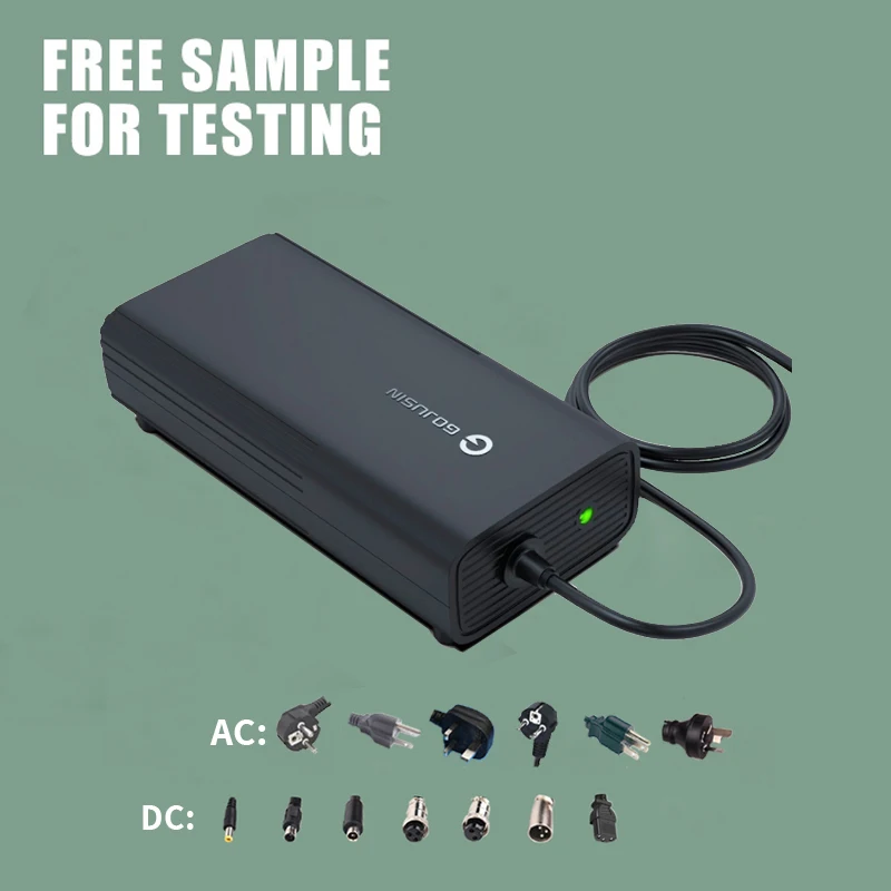 

Electric smart wheel self battery charger 42v 5a battery elettrico charger device for scooter, Black