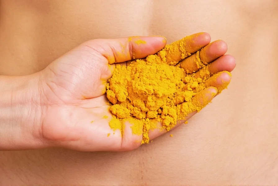 Person preparing golden milk with turmeric for healthy lifestyle