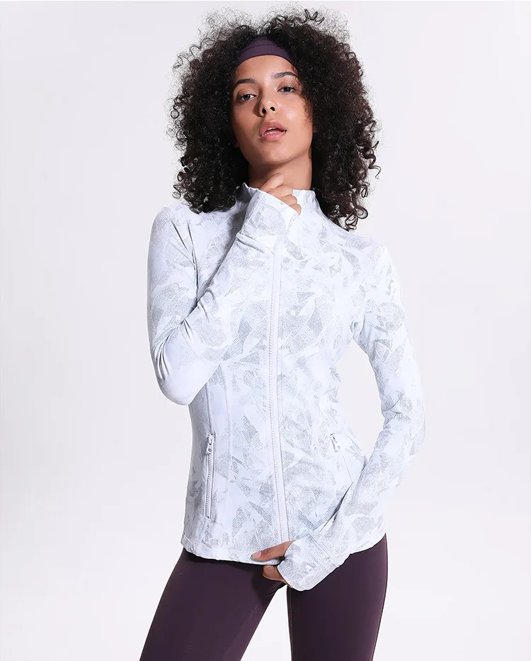 

Ladies Warm Winter Nylon Polyester Lulu Define coat women Athletic Running Gym Yoga Workout Fitness Sports Jacket, Customized color