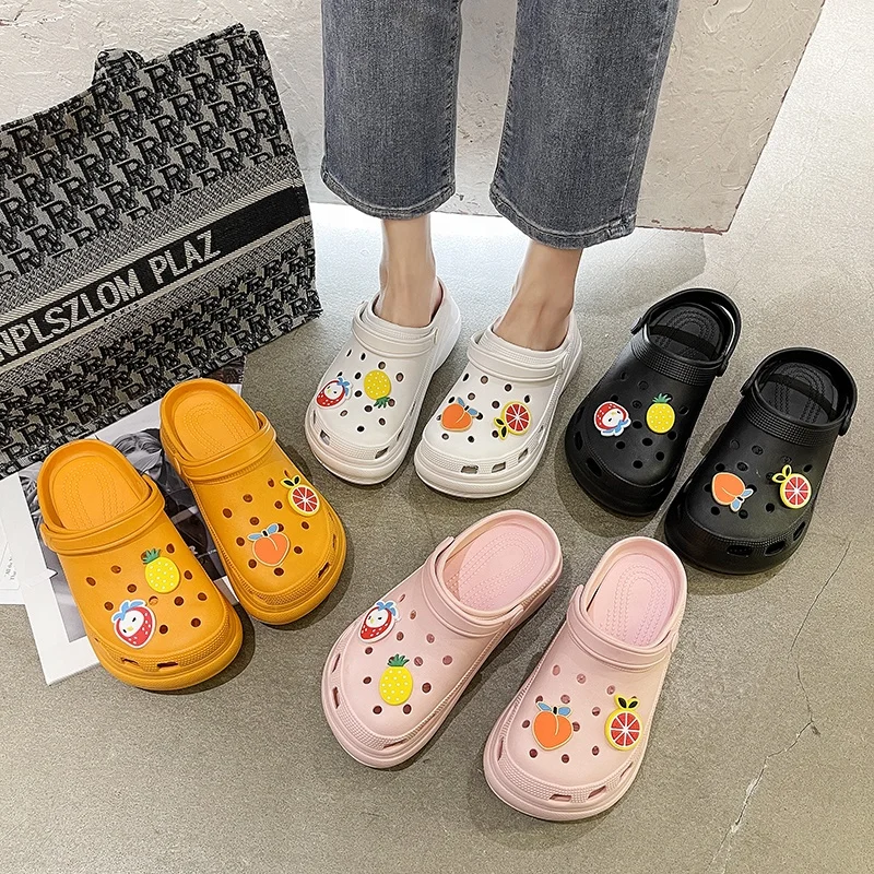 

Beach Eva Anti-slip Sport Soft Sole Slides Sandals Clogs Shoes Classic Garden Slippers For Women, White/purple/balck/pink/blue