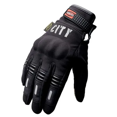 

motorcycle touch screen gloves for motorcycle enduro full finger motocicleta riding motos luva gloves de moto motocross guantes, Black