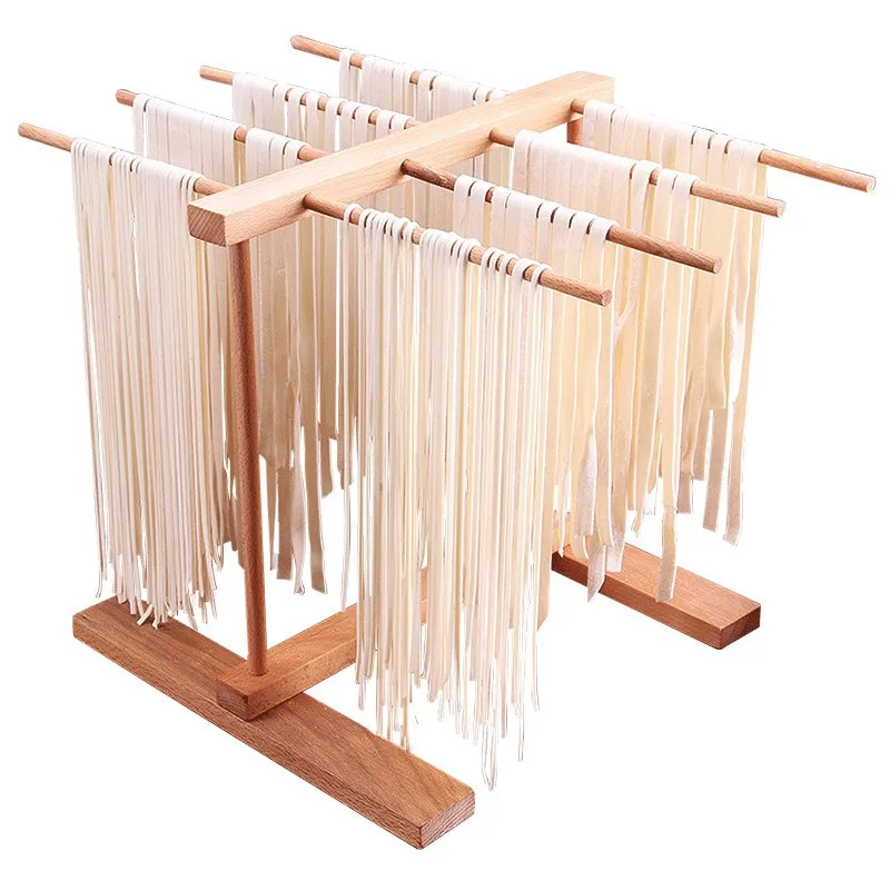 

Wooden Pasta Drying Rack Hard Beech Wood Noodle Drying Holder