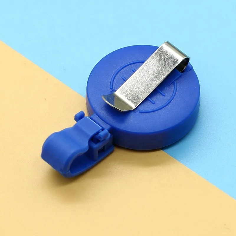 
Popular retractable pull id visiting badge reels abs decorative card holder 