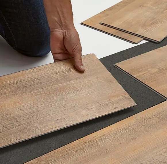 

luxury rigid core uv coating indoor vinyl plank waterproof spc flooring 4mm 5mm manufacturer