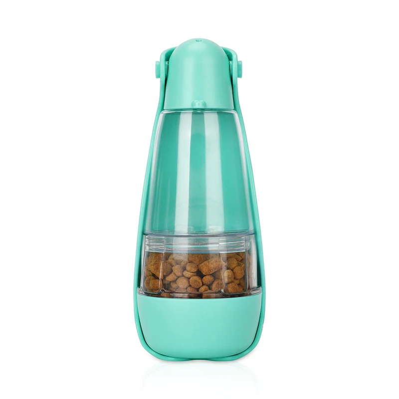 

Hot Sell Eco-Friendly Material Multiple Colour Multifunctional Portable Pet Accompanying Cup Feeder, Light blue,light green, light pink,fluorescent green