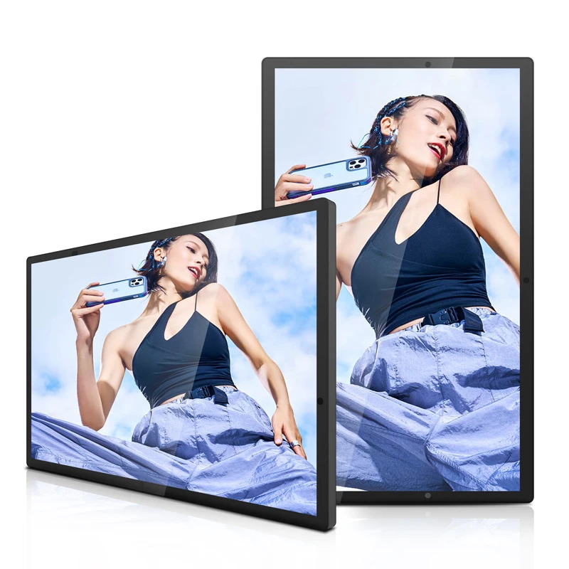 

android advertising player multi touch screen monitor lcd signage display board wall digital signage and displays