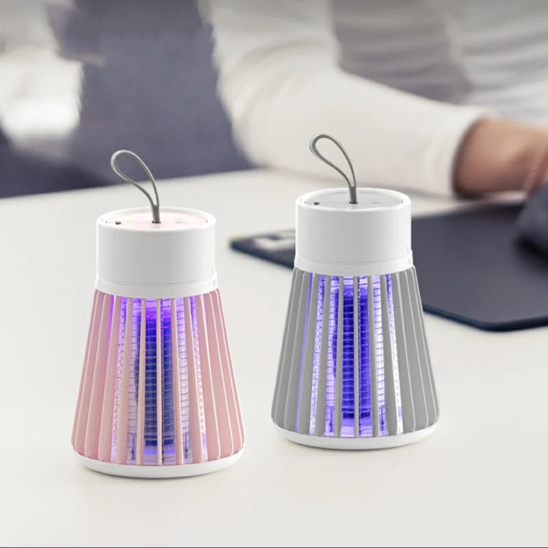

Indoor Usb Powered Uv Led Electronic Mosquito Killer Lamp Waterproof Mosquito and Fly Killer, Green/pink/white