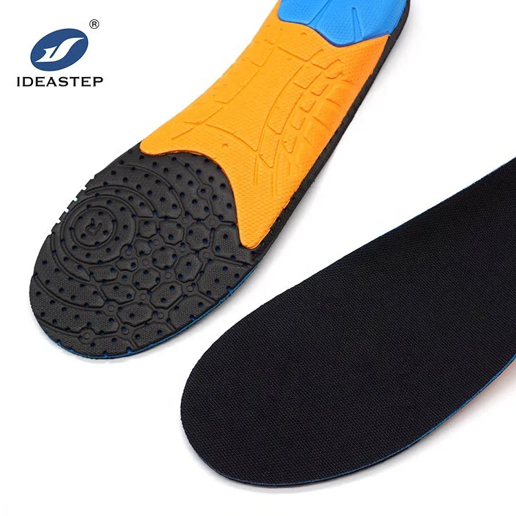 

Ideastep Wholesale Contoured Semi-rigid Heel Cup Comfortable Breathable Soft Running EVA Insoles For Shoes