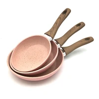 

Colorful Marble Coating Aluminum Egg Frying Pan