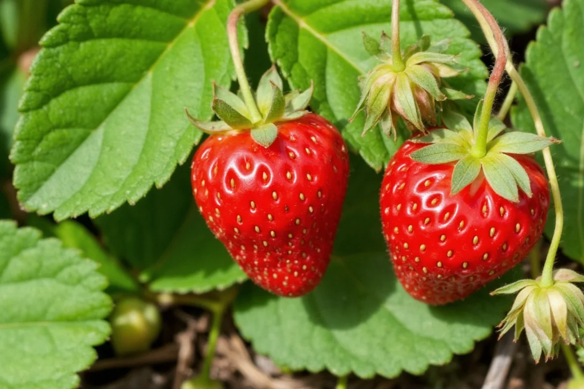 how to pollinate strawberry plants