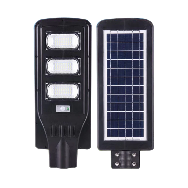 Outdoor ip65 aluminum shell waterproof 20w, 40w, 60w integrated solar led street lamp