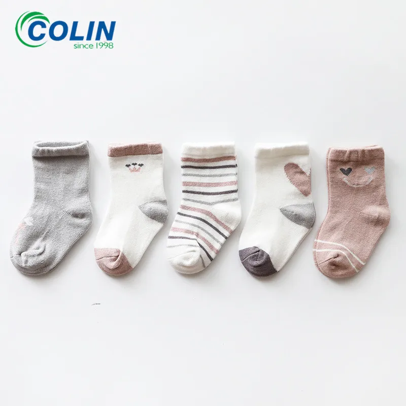 2019 China Factory High Quality Cotton Cute Baby Socks Wholesale Newborn Infant Toddler Kids Soft Socks Baby