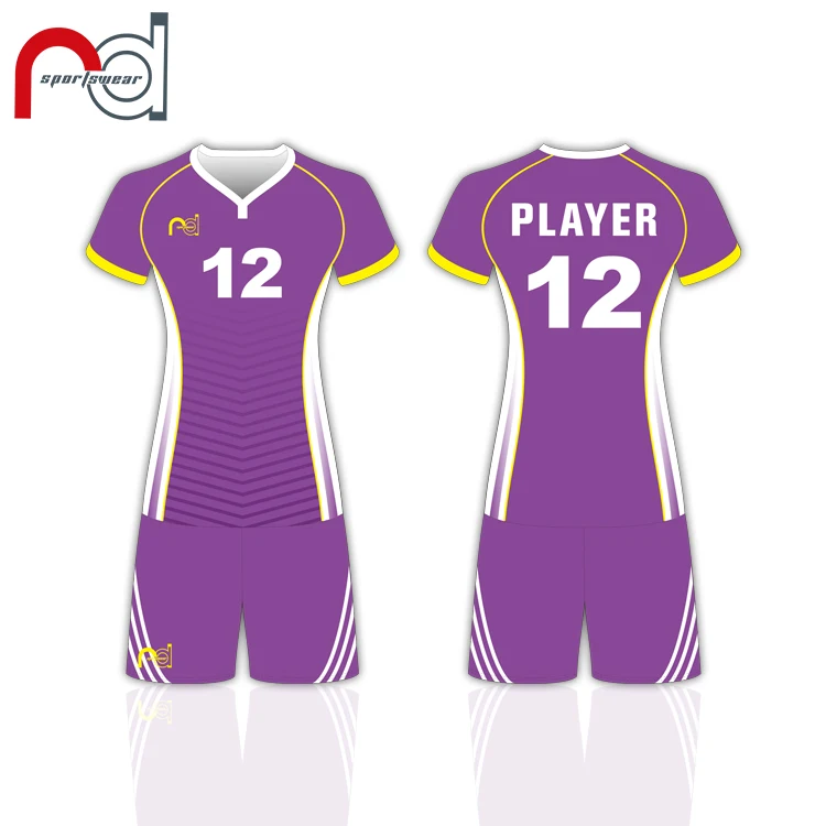 High Quality Custom Design Women Volleyball Jersey Sublimated Pro