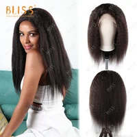 

Bliss 360 Lace Frontal Full Lace Wigs Perruque Cheveux Humain Yaki Kinky Straight Human Hair Wigs for Black Women