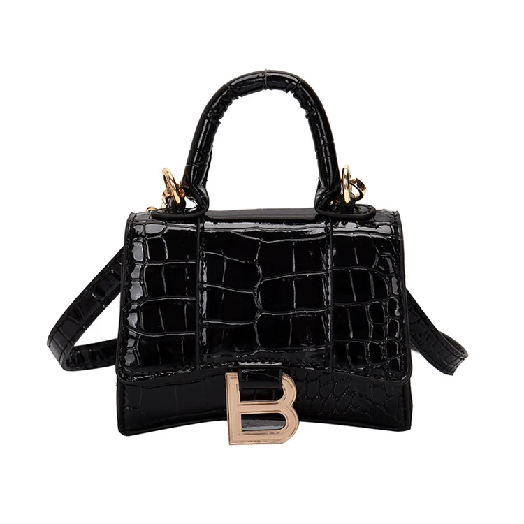 

CC48-008 Online shop handbag manufacturer China crocodile small ladies bags handbag, 7 colors