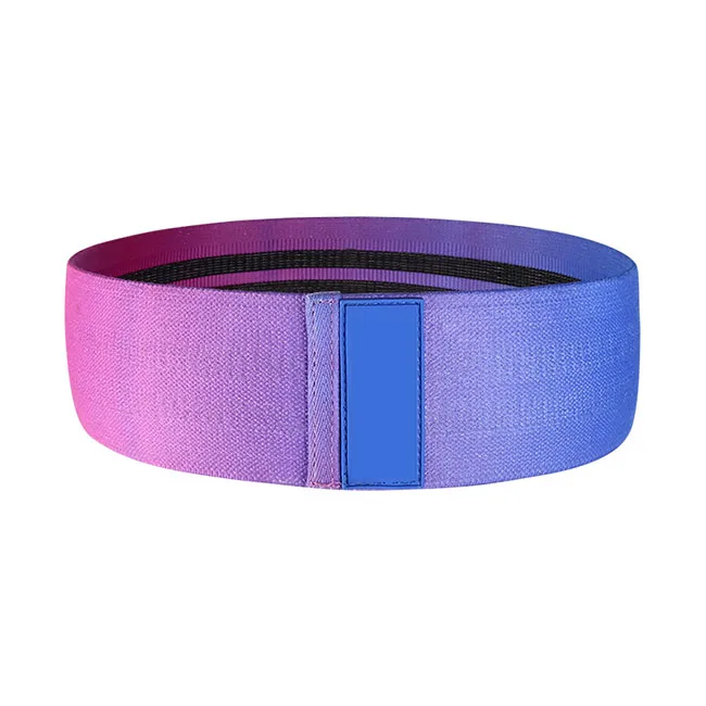 

Wholesale Cotton Elastic Fabric Resistance Bands Gradient Color Butt Hip Band, 3 colors