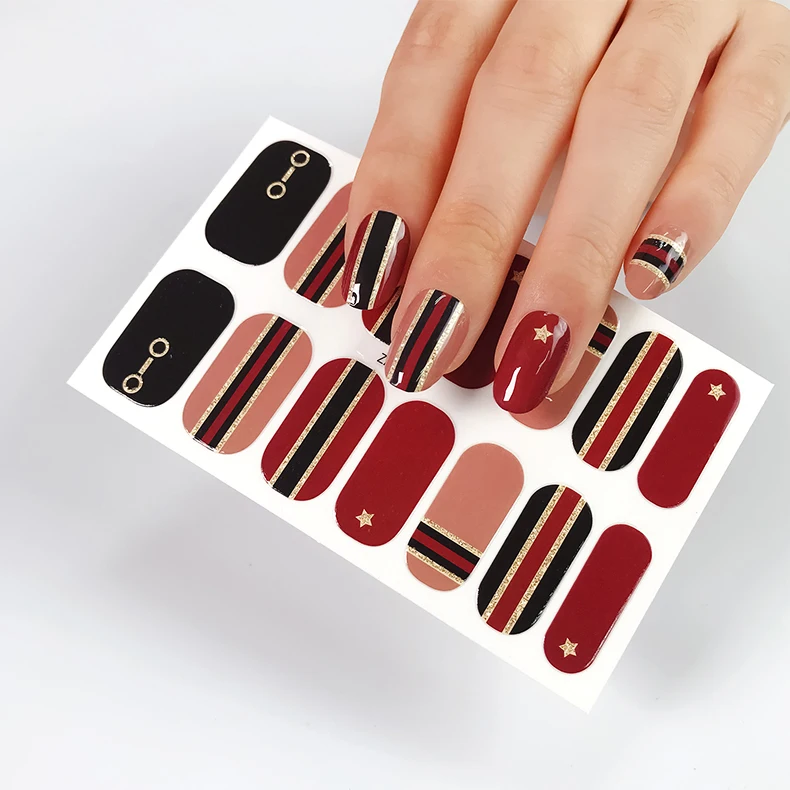 

Beautysticker Cosmetics Brands Nail Wraps Nail Polish Stickers Fashional Design, Customers' requirements