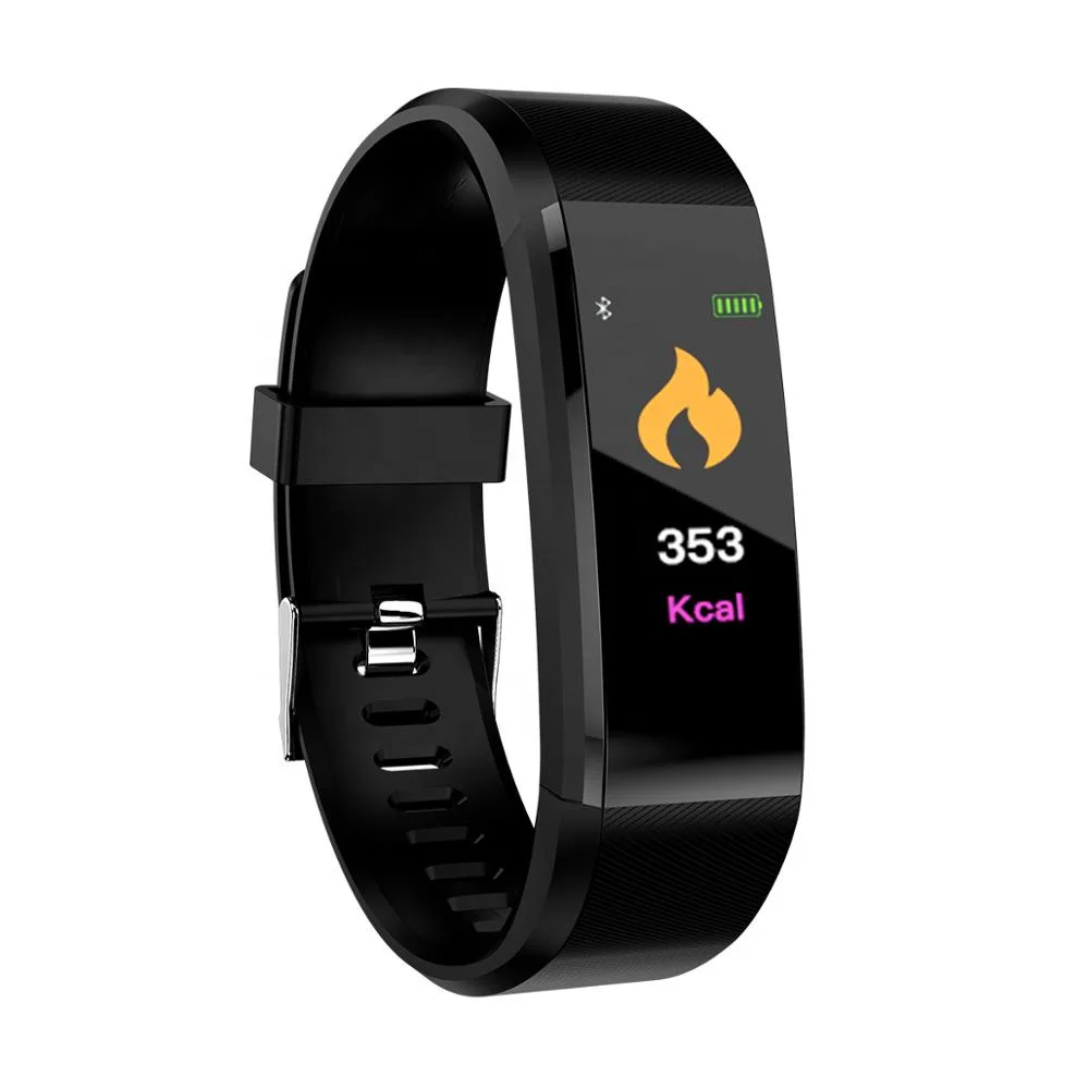 Color screen fitness tracker ID115 plus smart bracelet