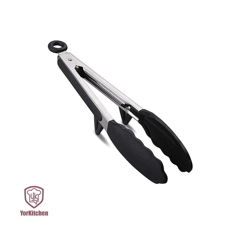 

Silicone Tongs Kitchen Tongs with Locking Head for Cooking Premium BPA